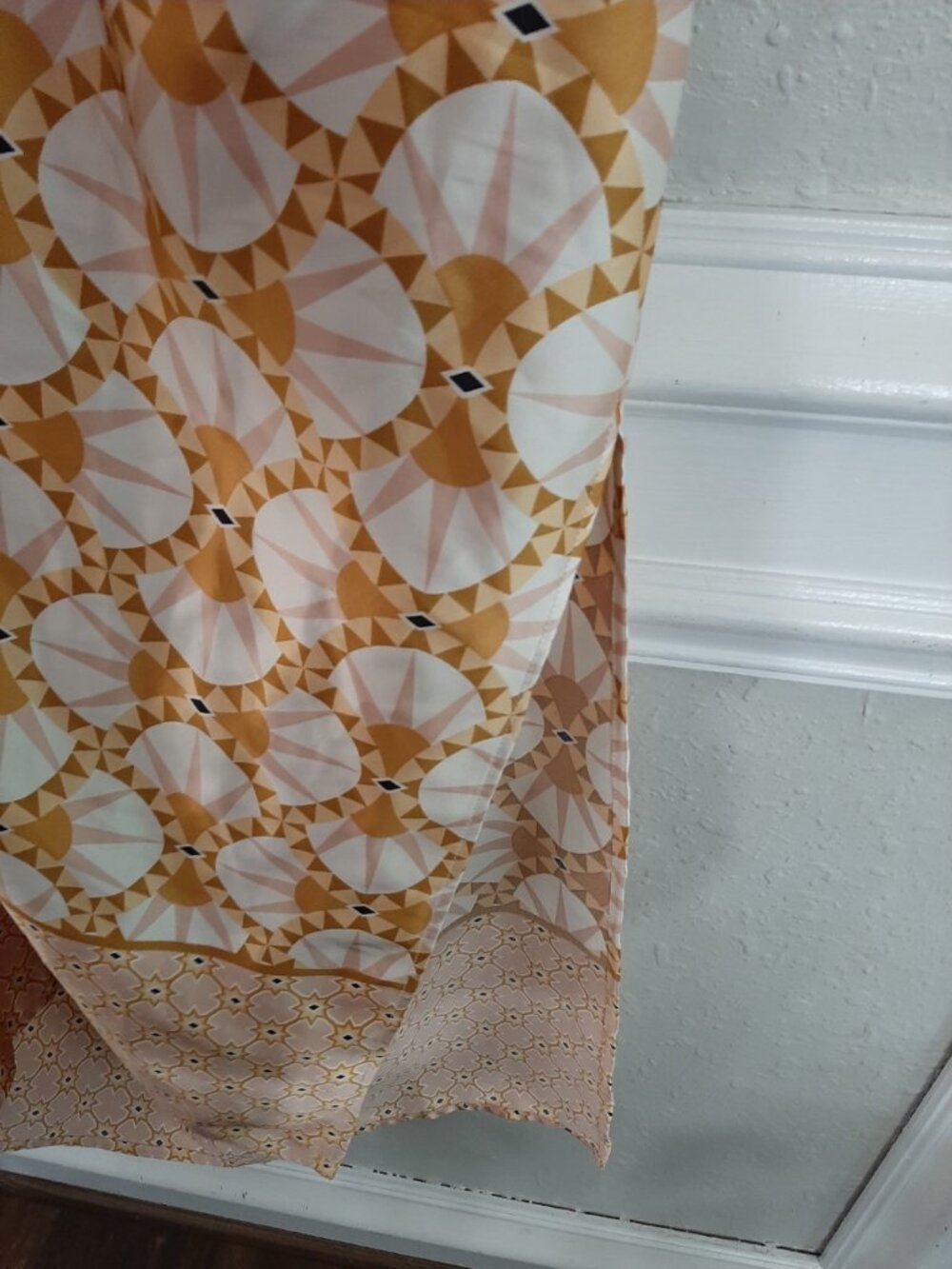 House of Harlow 1960 maxi dress 60s 70s vintage inspired boho fans large nwt - Picture 3 of 8